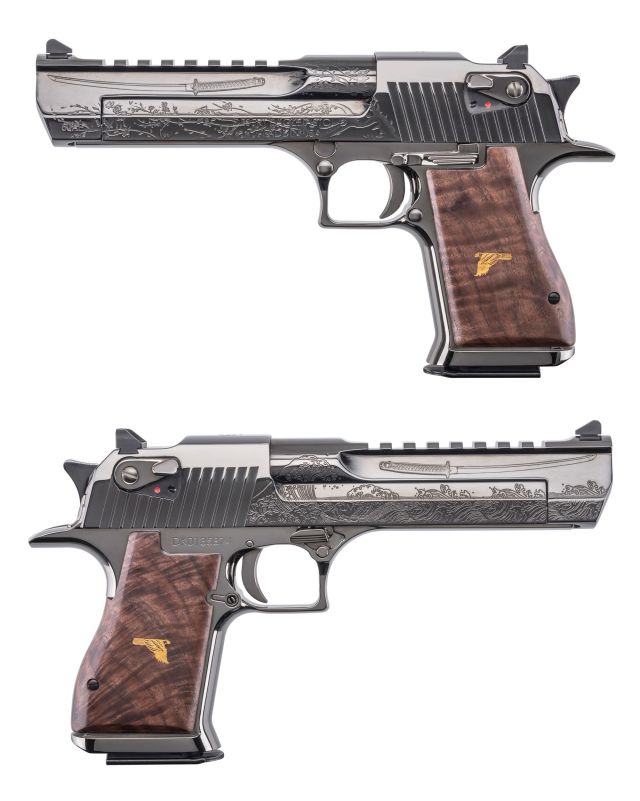 Magnum Research and Iron Monkey Rifle Works Unveil the “Dueling Katanas” Desert Eagle — New - Image 2